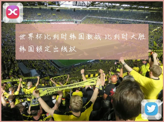 世界杯比利时韩国激战 比利时大胜韩国锁定出线权