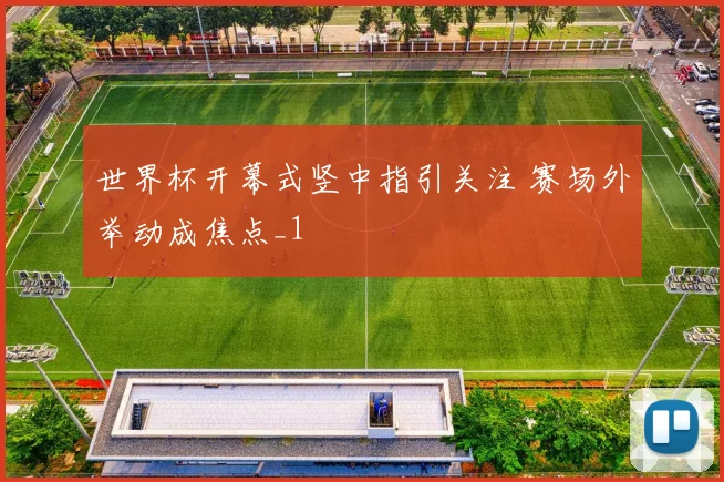 世界杯开幕式竖中指引关注 赛场外举动成焦点_1